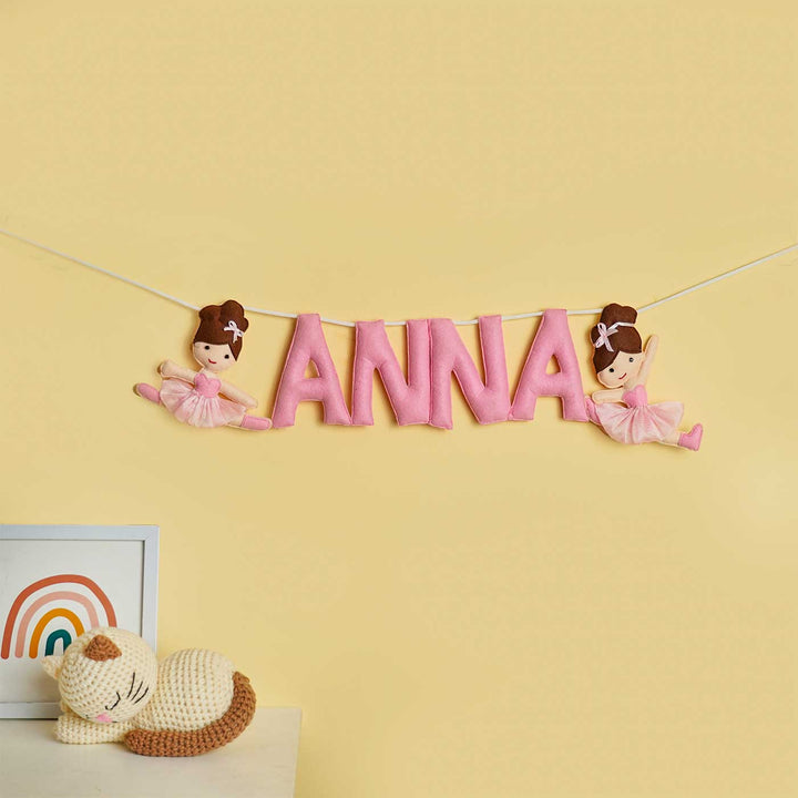 Personalized Handmade Ballerina theme Felt Kids Bunting