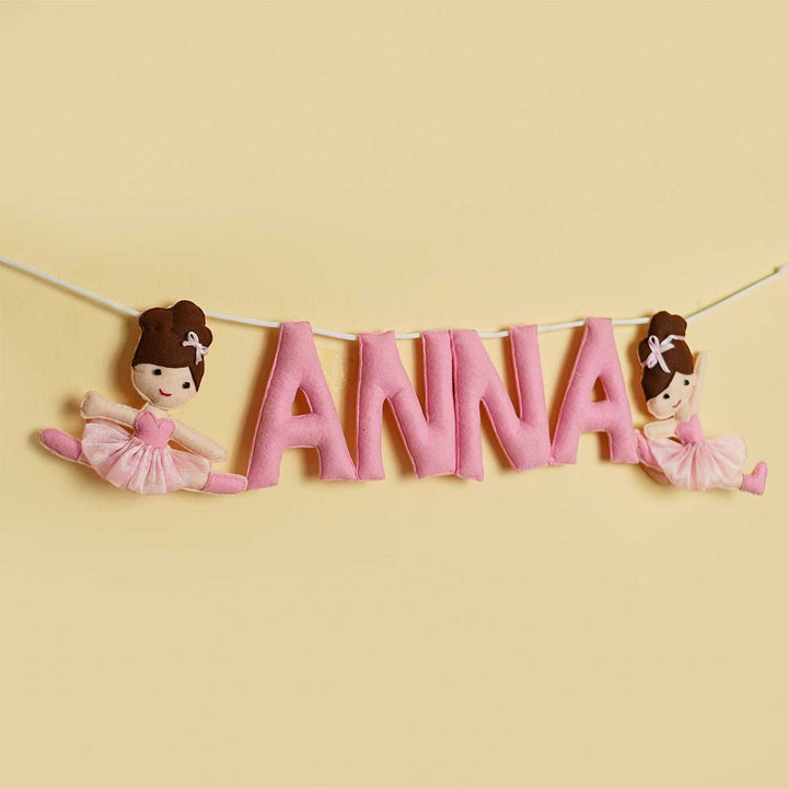 Personalized Handmade Ballerina theme Felt Kids Bunting