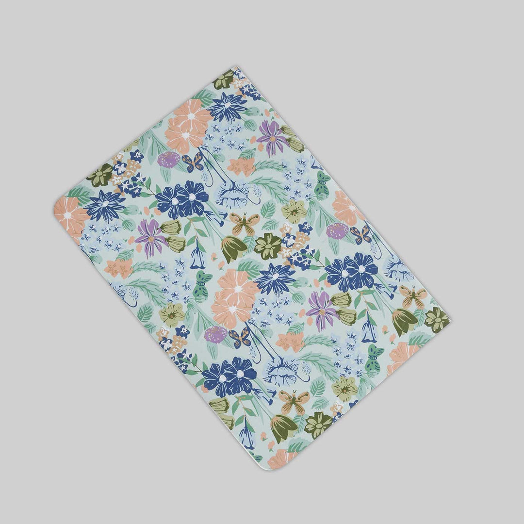 Handmade Blue Floral Notebook | Set of 2