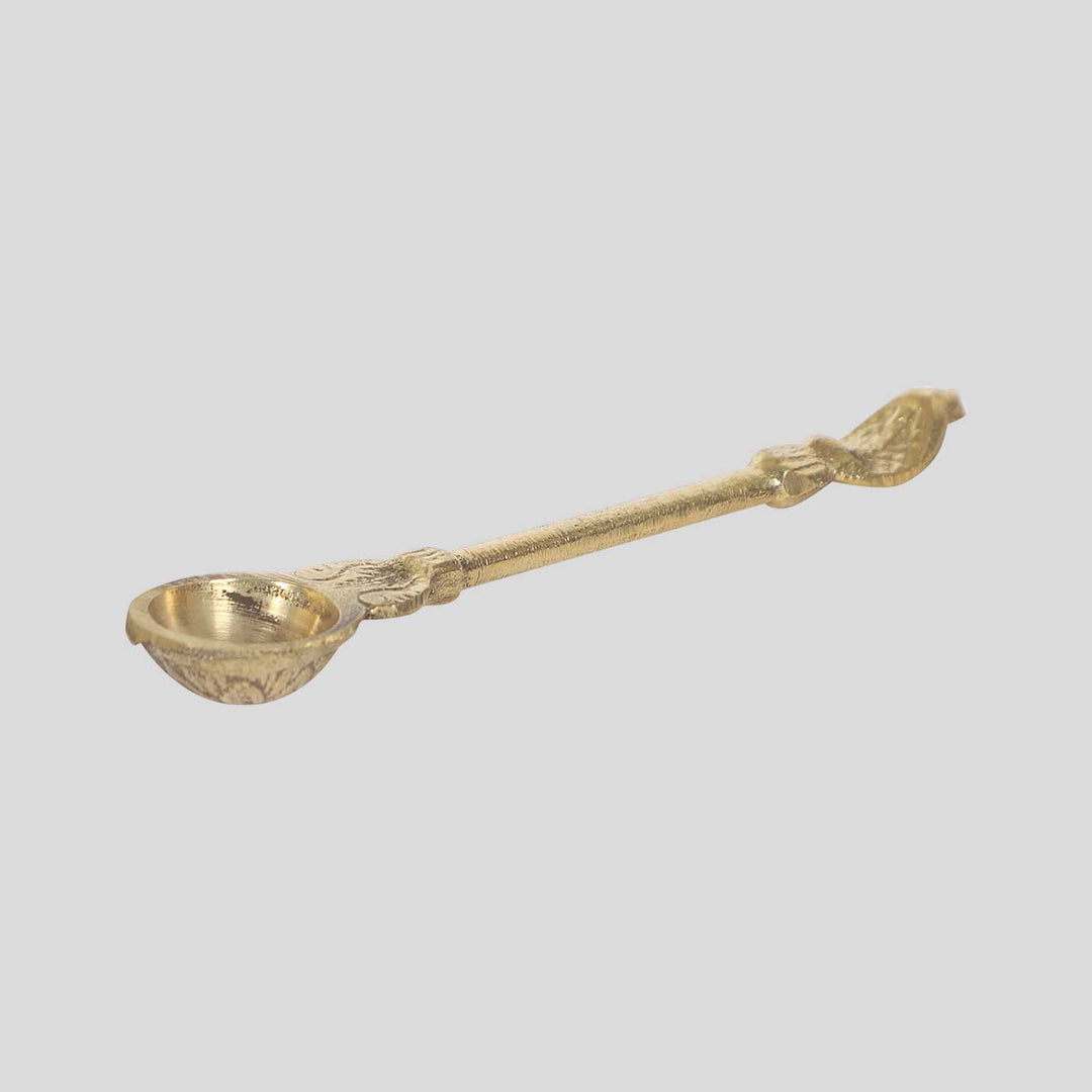 Handmade Pooja Aachmani Brass Spoon