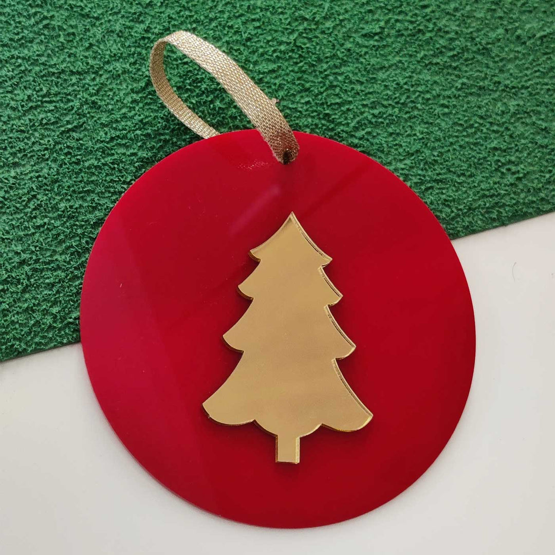 Handmade Acrylic Christmas Ornaments | Set Of 4