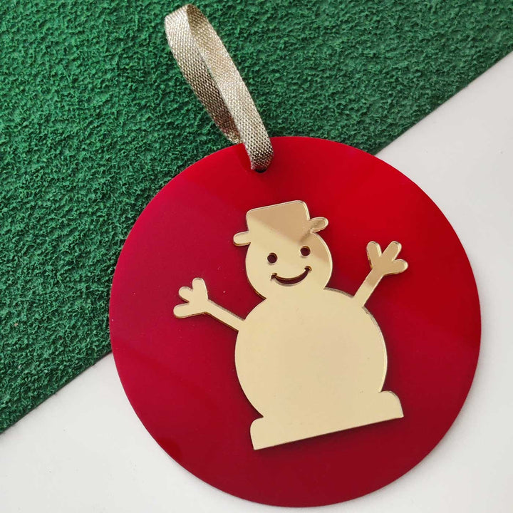 Handmade Acrylic Christmas Ornaments | Set Of 4