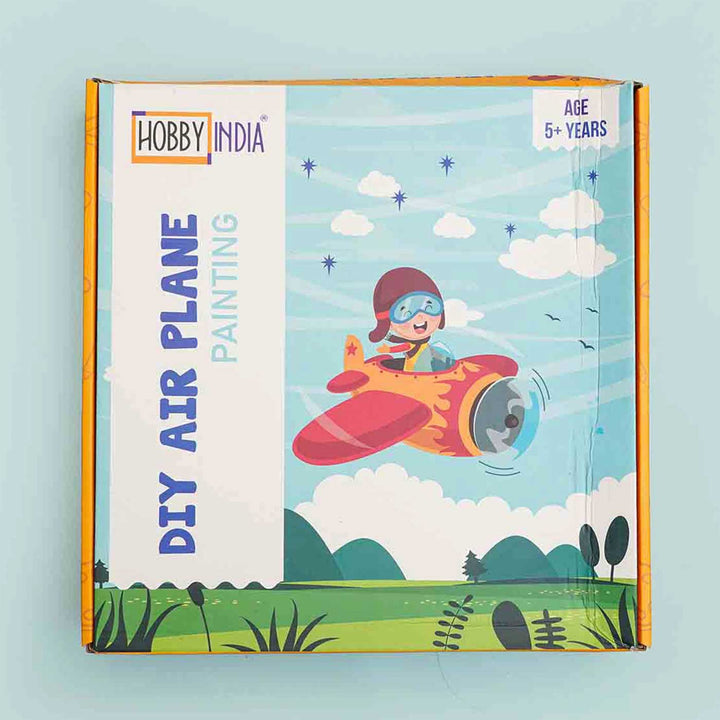 Airplane Theme Premarked Canvas DIY Kit For Kids