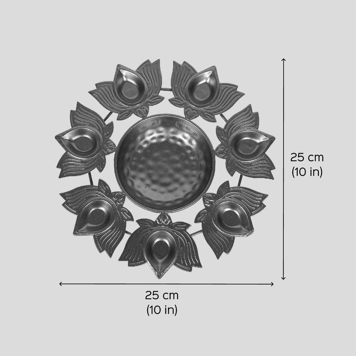 Handmade Lotus Shaped Akhand Urli