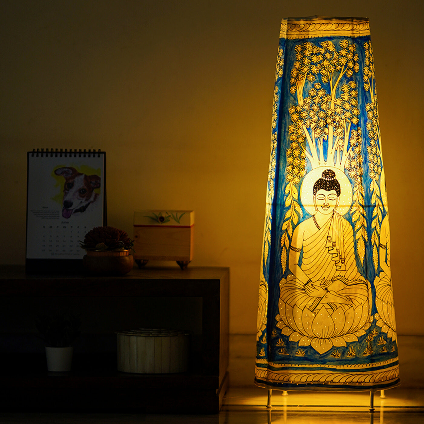 Buddha sales floor lamp