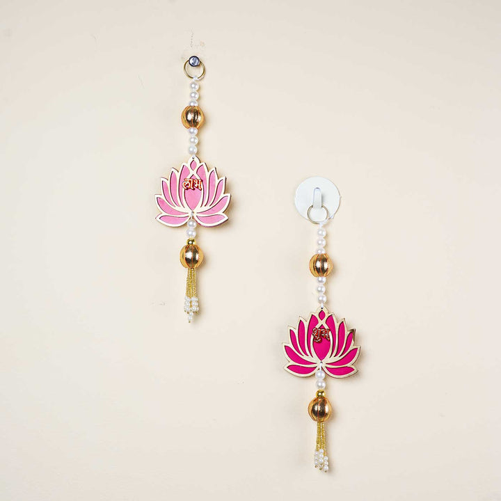 Lotus Festive Wall Hangings I Set of 2