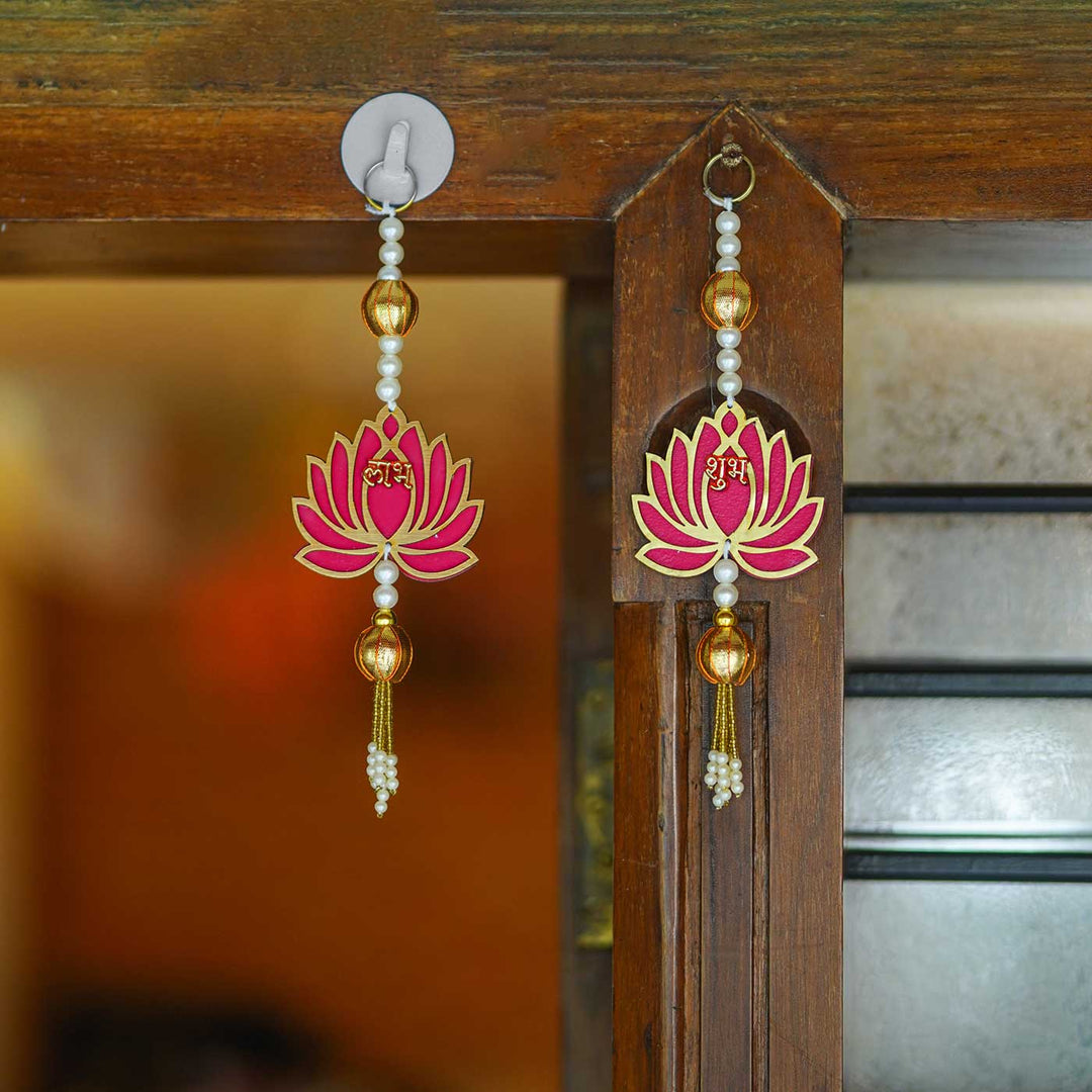 Lotus Festive Wall Hangings I Set of 2