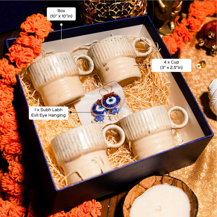 Premium Heritage Bliss Diwali Ceramic Gift Hamper | Set Of 5