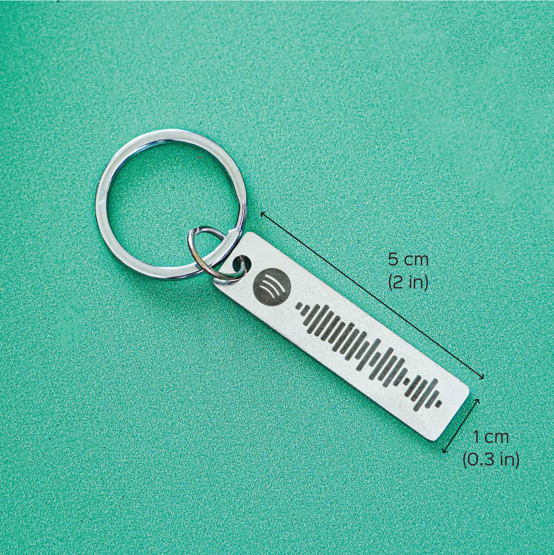 Personalized Stainless Steel Key Chain | Secret Santa Gift Ideas