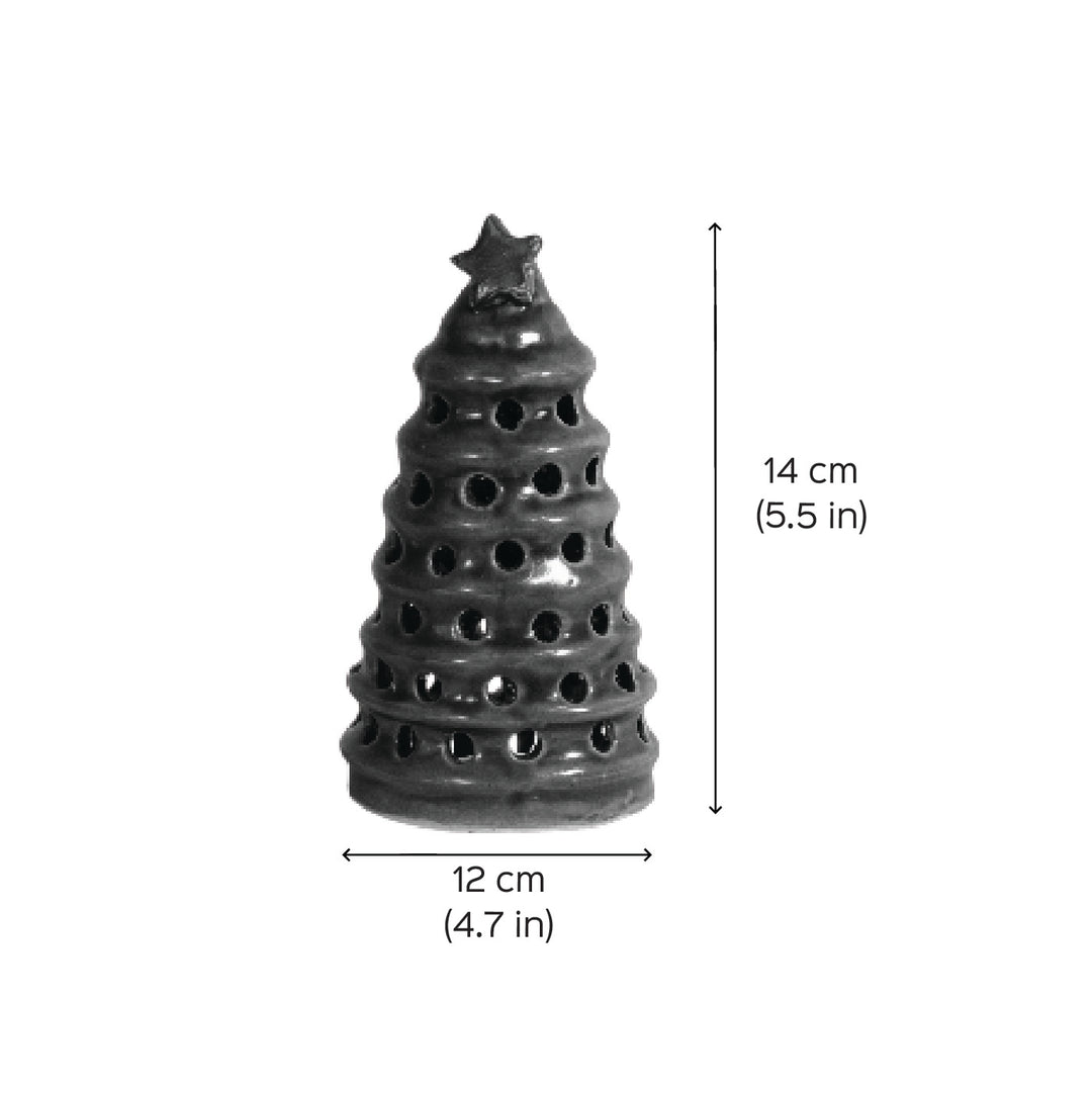 Handmade Holiday Tree Glow Incense Cone / Dhoop Fumer For Christmas Decoration