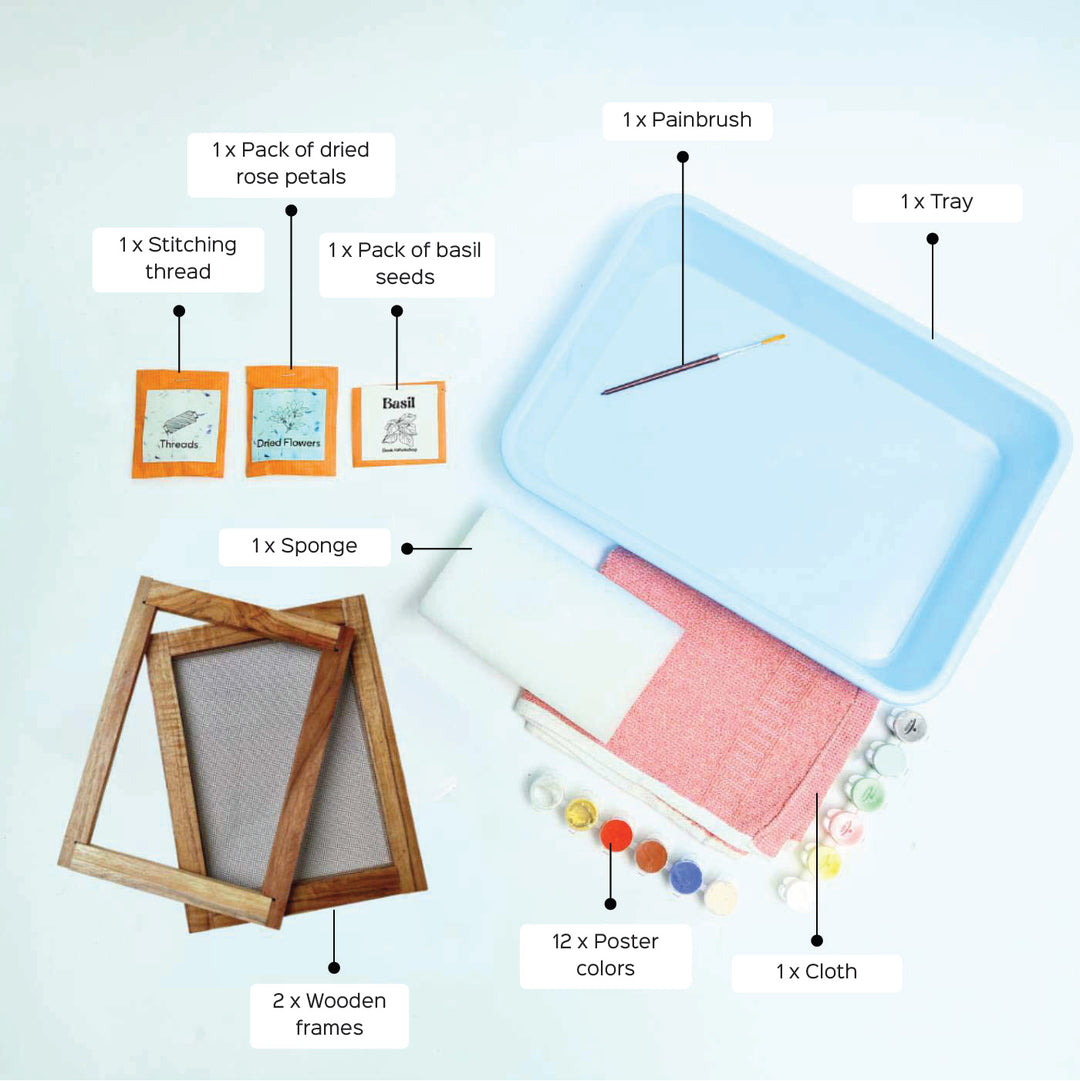 Handmade Paper Making DIY Kit