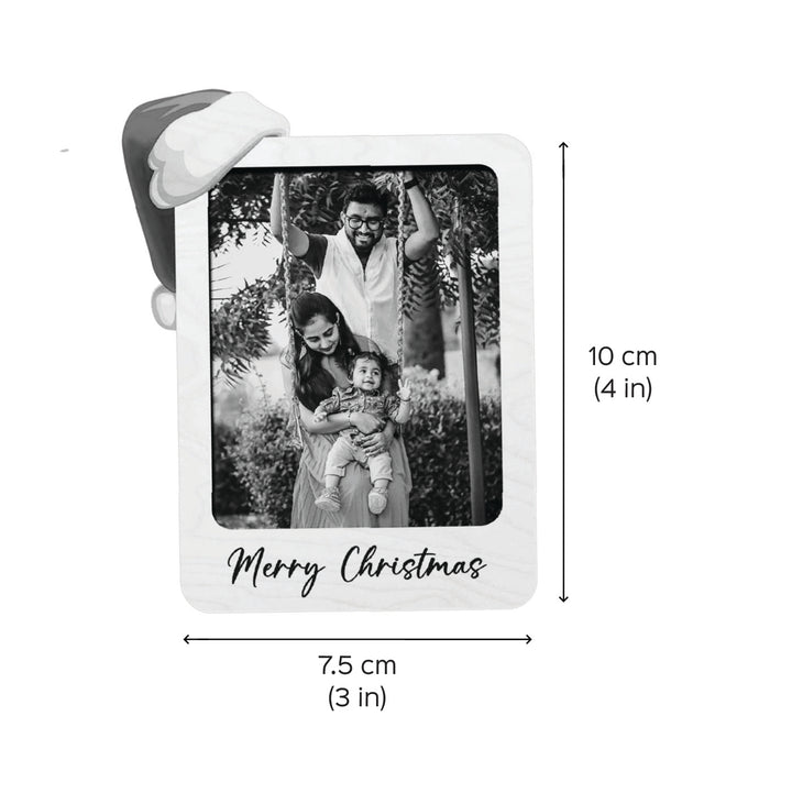 Photo Personalized Merry Christmas Fridge Magnet | Secret Santa Gift Ideas