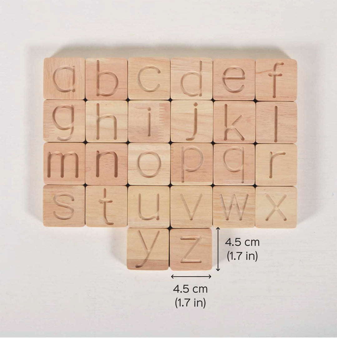 A - Z Wooden Word Building Set For Kids