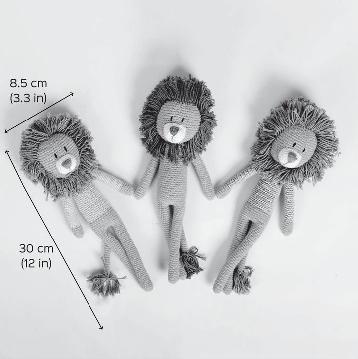 Crochet Leo The Lion Toy For Kids