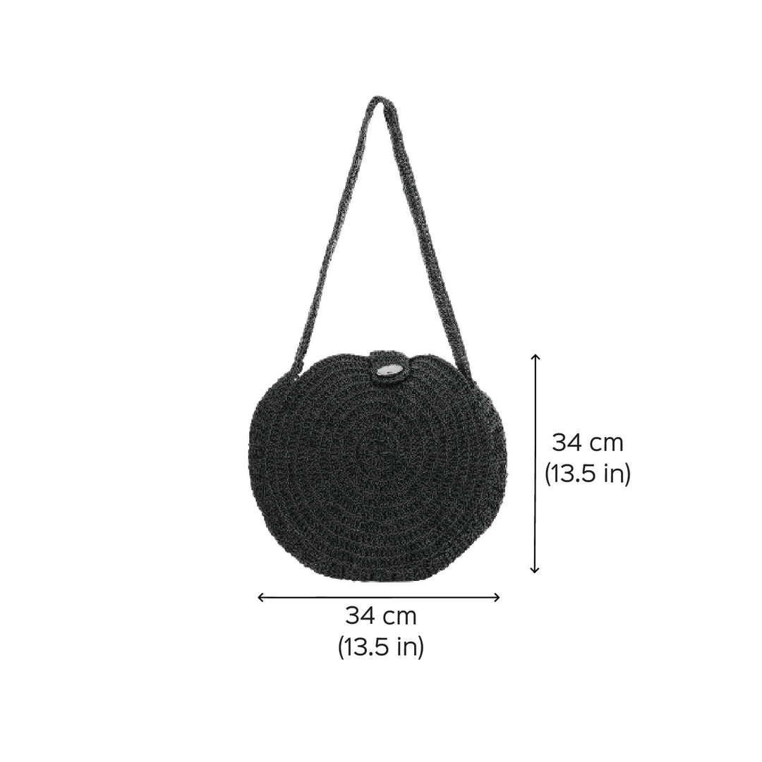 Handmade Crochet United Urbane Crossbody Bag