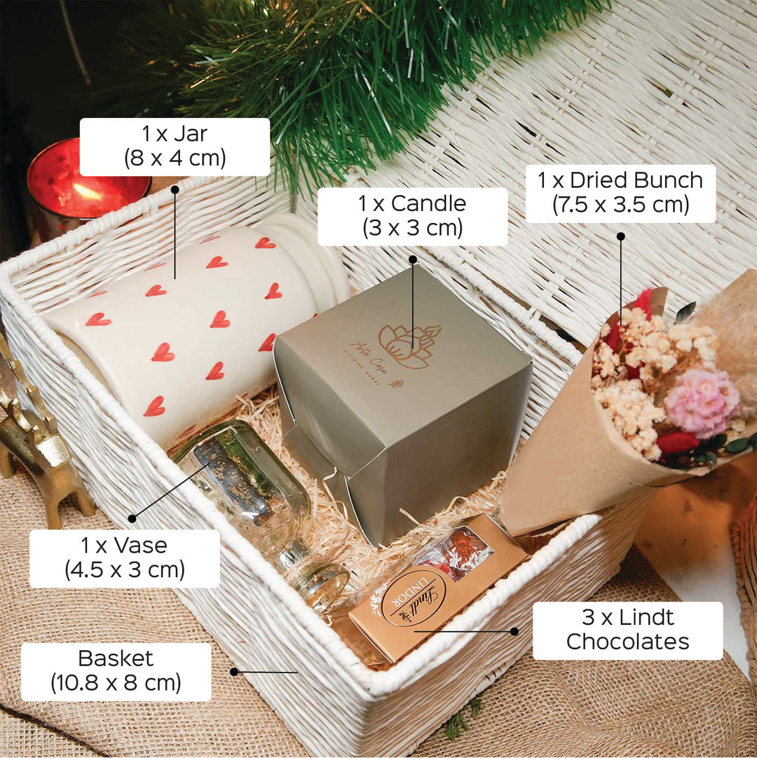 Winter Wonderland Glass Hamper | Secret Santa Gift Ideas