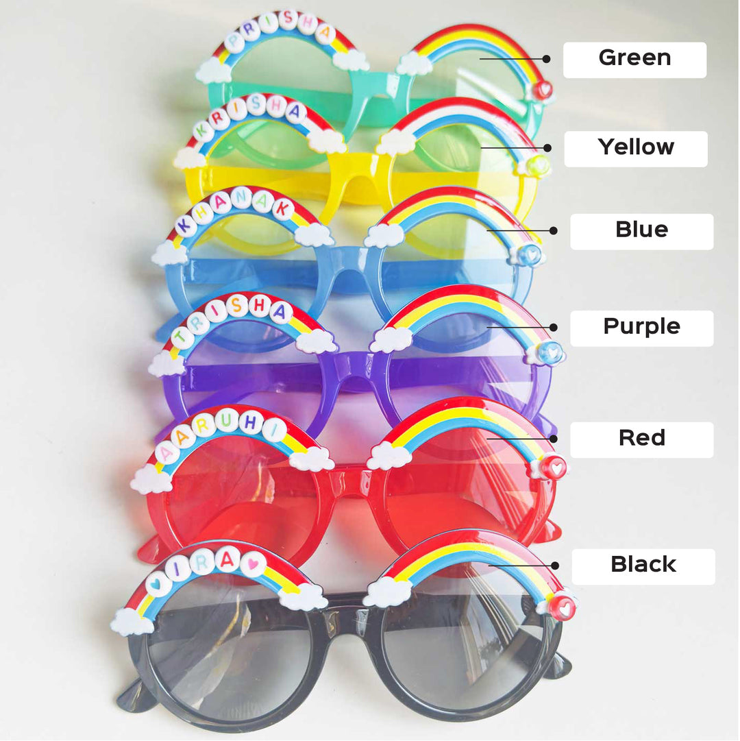 Personalized Rainbow Theme Sunglasses