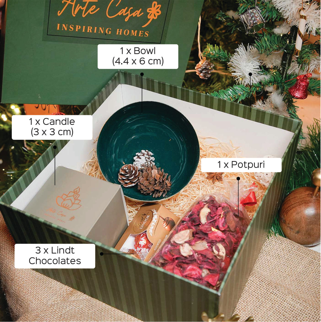 Center Light Metal Hamper | Secret Santa Gift Ideas