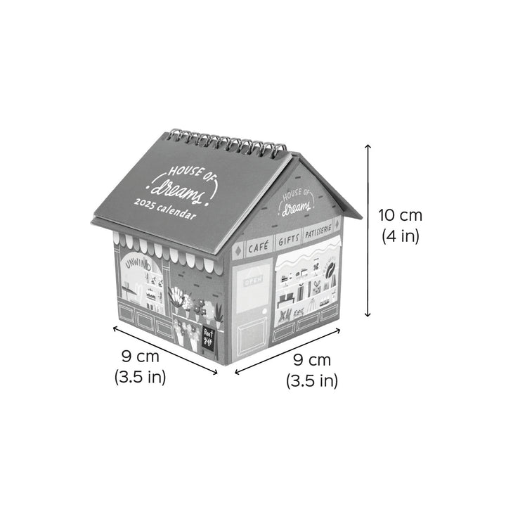 2025 House Of Dreams Cafe Table Calender With Storage