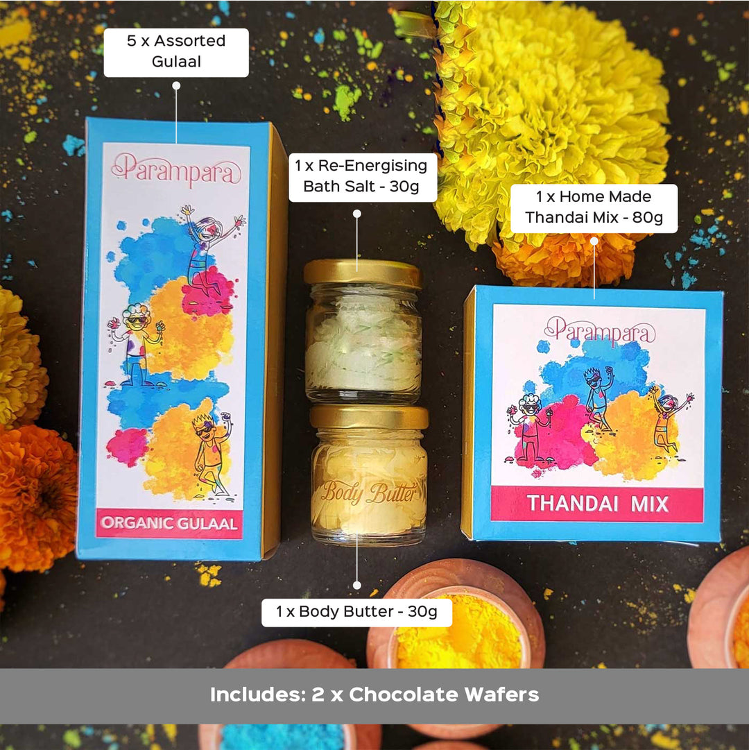 Organic Holi Celebration Premium Gift Set | Set Of 10