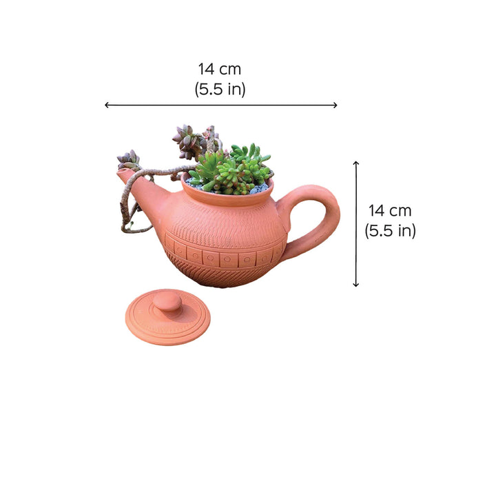 Handmade Kettle Planter Terracotta Planter Pot