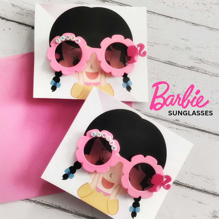 Personalized Handmade Barbie Theme Name Sunglass