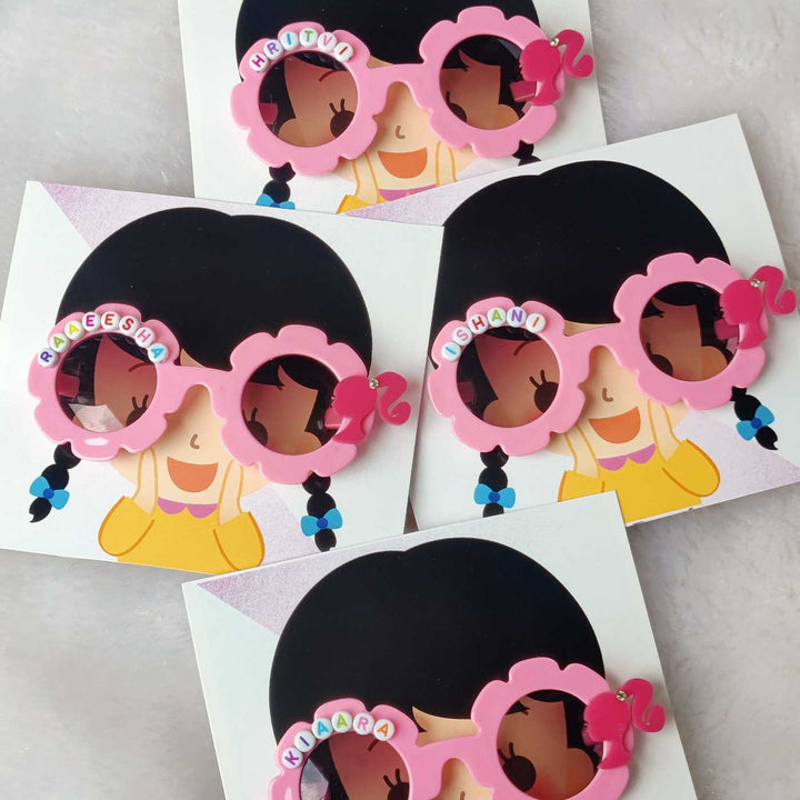 Personalized Handmade Barbie Theme Name Sunglass