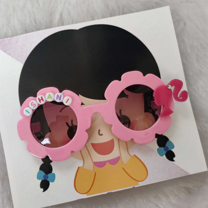 Personalized Handmade Barbie Theme Name Sunglass