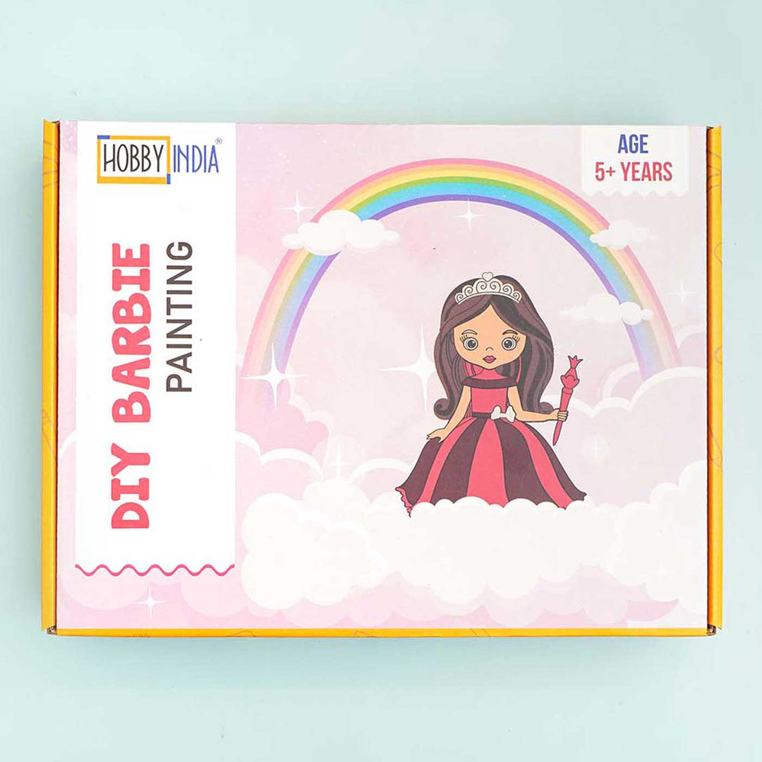 Barbie Theme Premarked Canvas DIY Kit For Kids