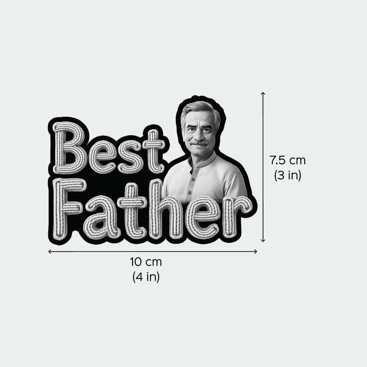 Photo Personalized "Best Father" Acrylic Fridge Magnet