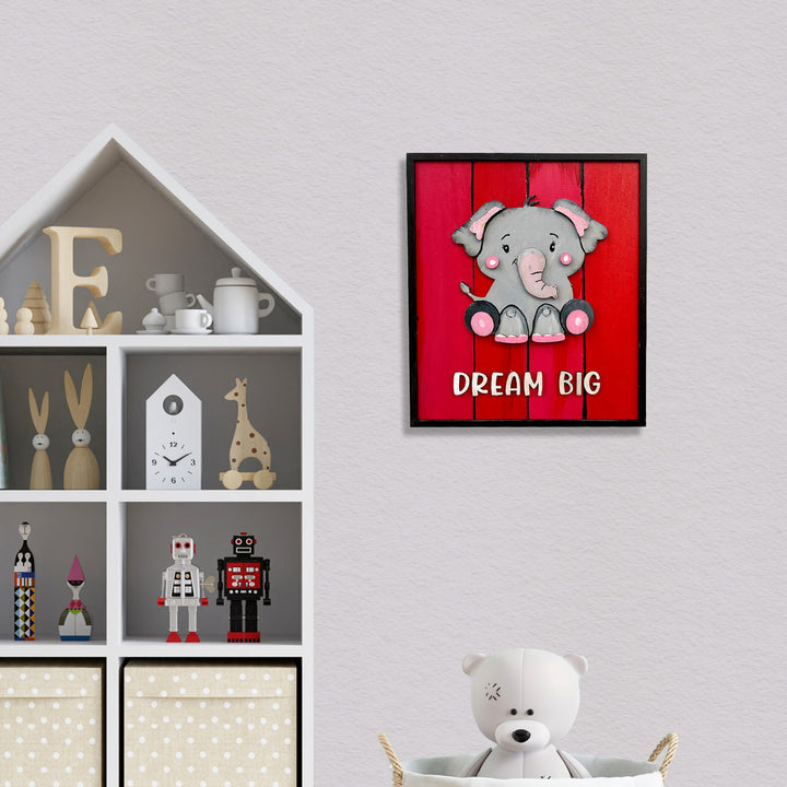 Hand-painted Affirmations Animal Wall Art For Kids