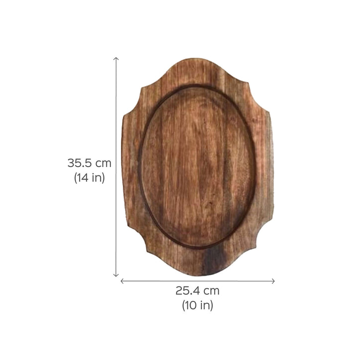 Seasoned Mango Wood Serving Platter