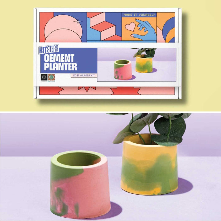 Cement Planter Making DIY Kit