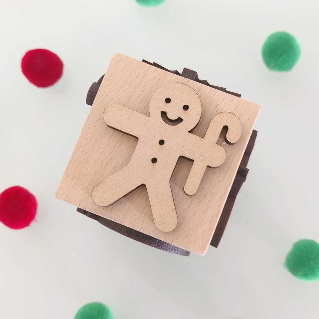 Handmade Christmas Play Dough Stamp Cube | Set of 2