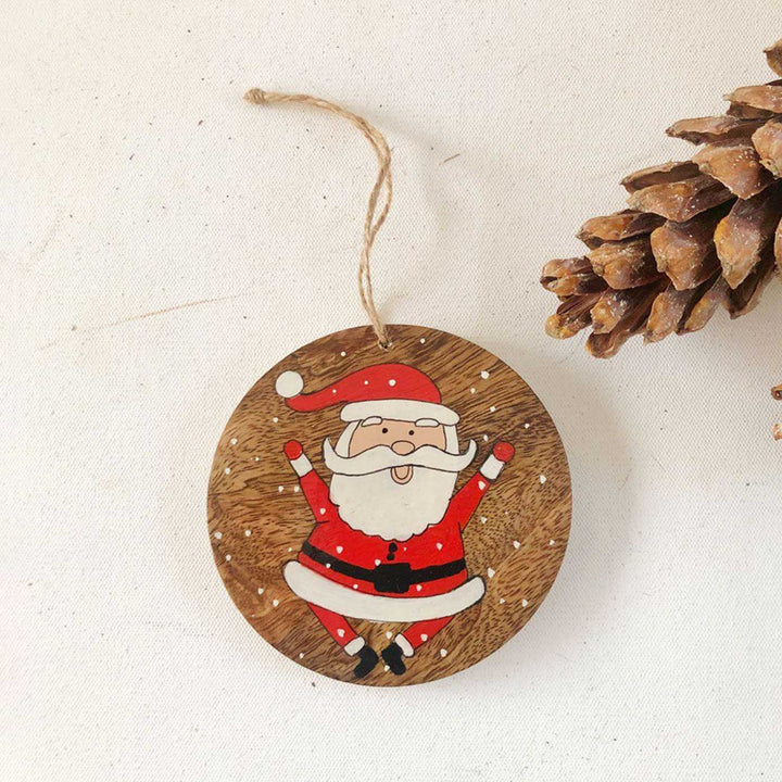 Handpainted Wooden Christmas Tree Ornament