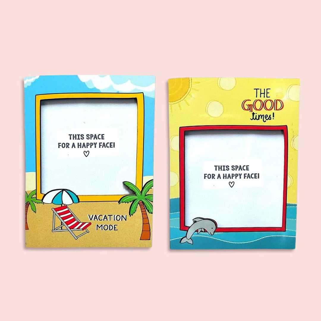 Handmade "Vacation" Wooden Fridge Magnet | Set Of 2