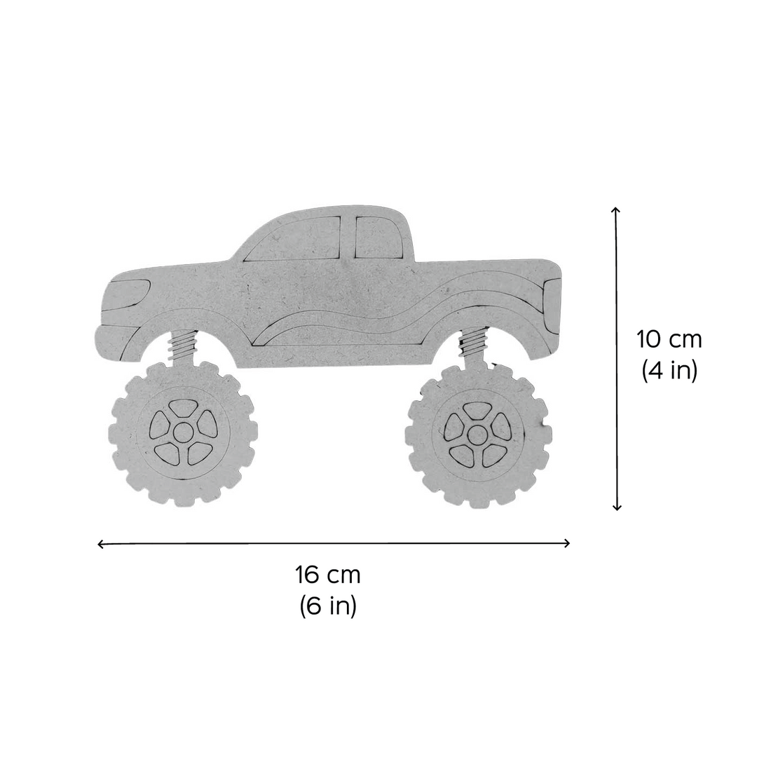 Handmade Monster Truck Art Kit | Set of 2