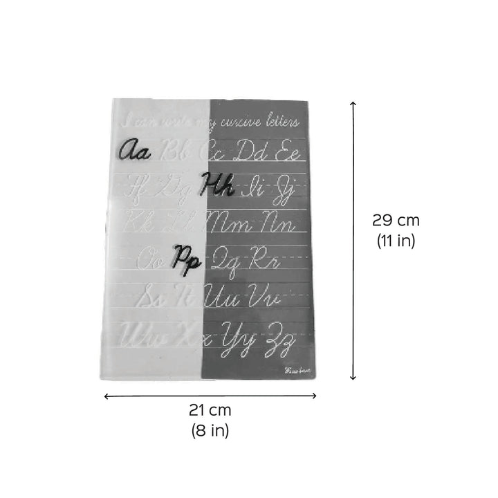 Handmade Reusable Cursive Writing Tracing Tray