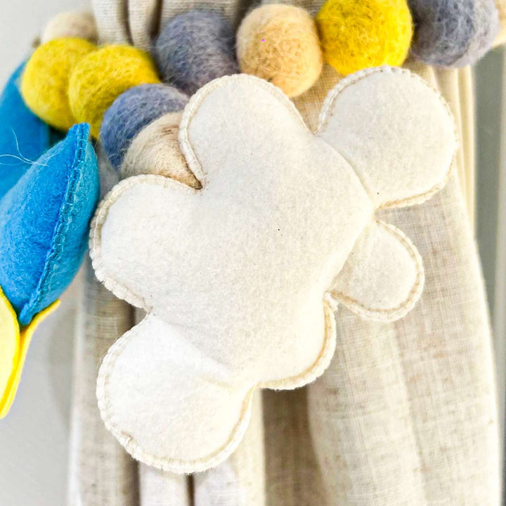 Handmade Flying High Theme Felt Curtain Tie-Back