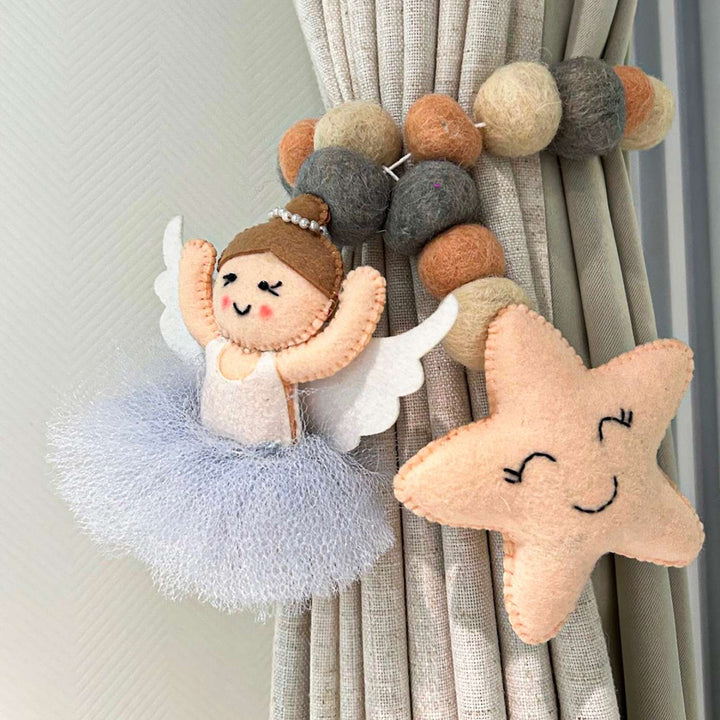 Handmade Mystical Fairy Theme Felt Curtain Tie-Back