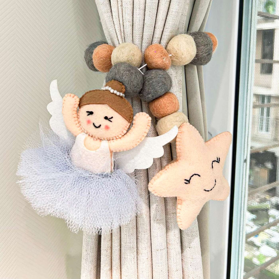 Handmade Mystical Fairy Theme Felt Curtain Tie-Back