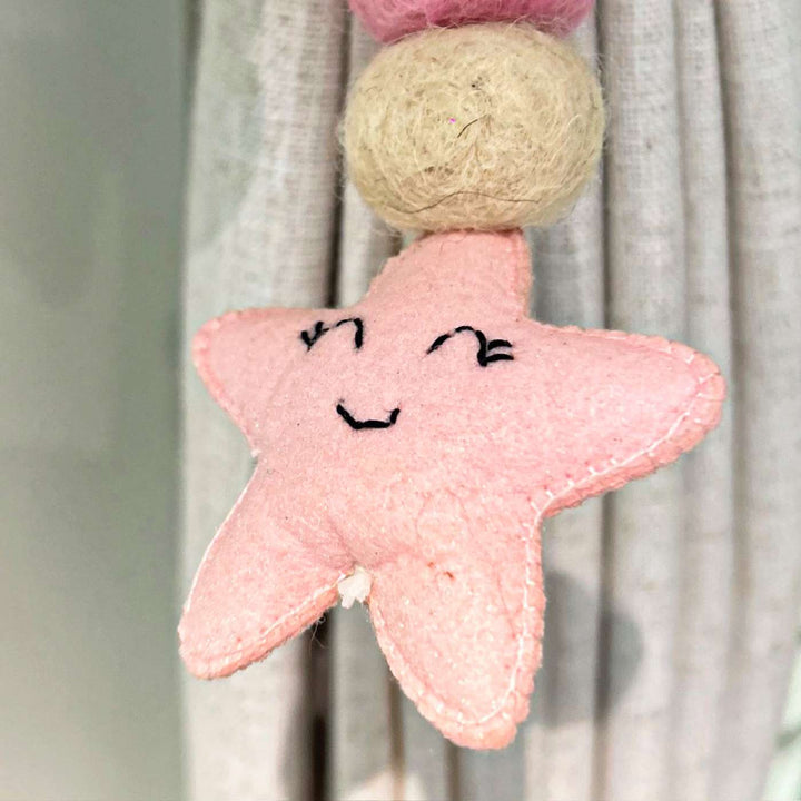 Handmade Starry Sky Theme Felt Curtain Tie-Back