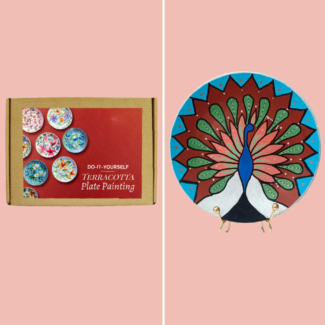 Terracotta Plate Painting DIY Kit