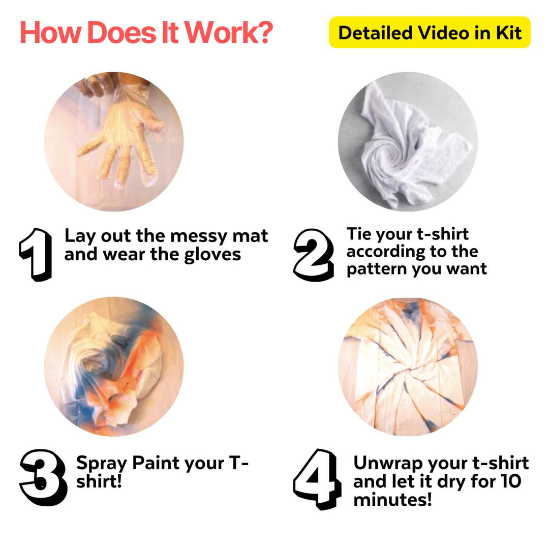 T-shirt Spray Painting DIY Kit