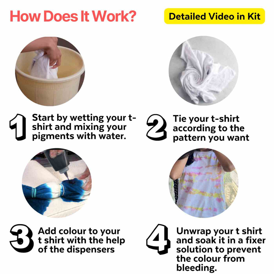 T-shirt Tie & Dye DIY Kit