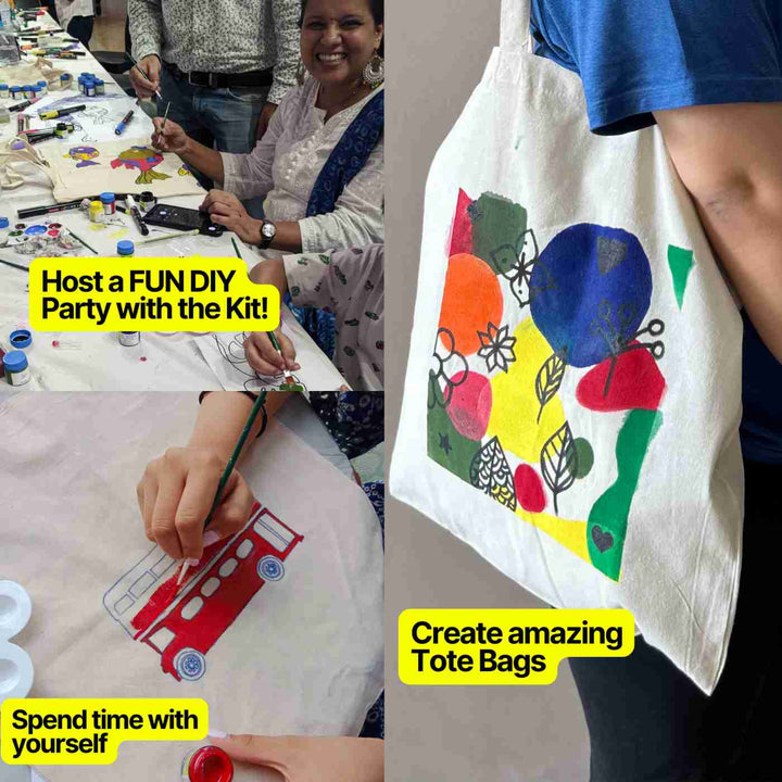 Tote Bag Painting DIY Kit