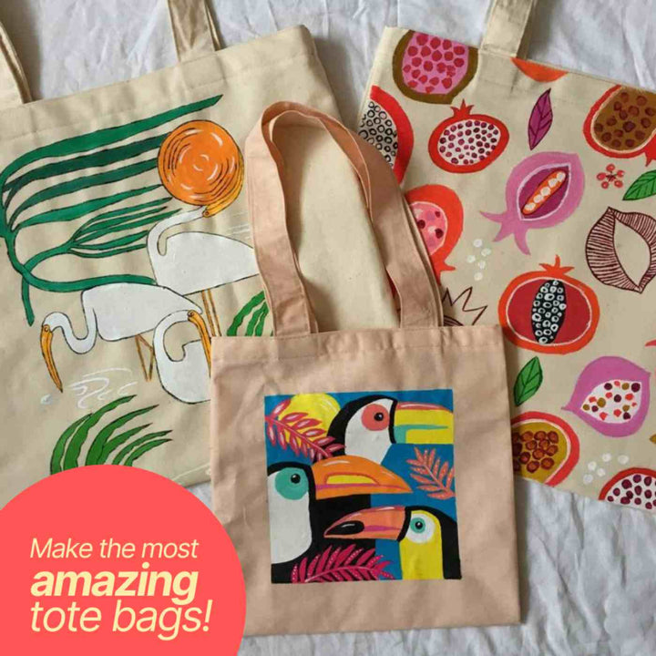 Tote Bag Painting DIY Kit