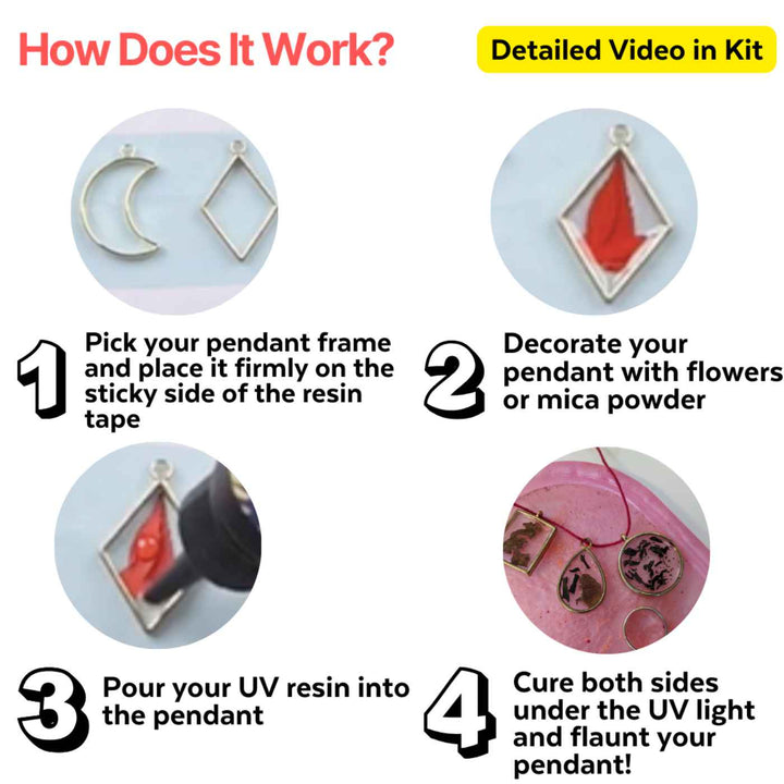 UV Resin Pendant DIY Kit