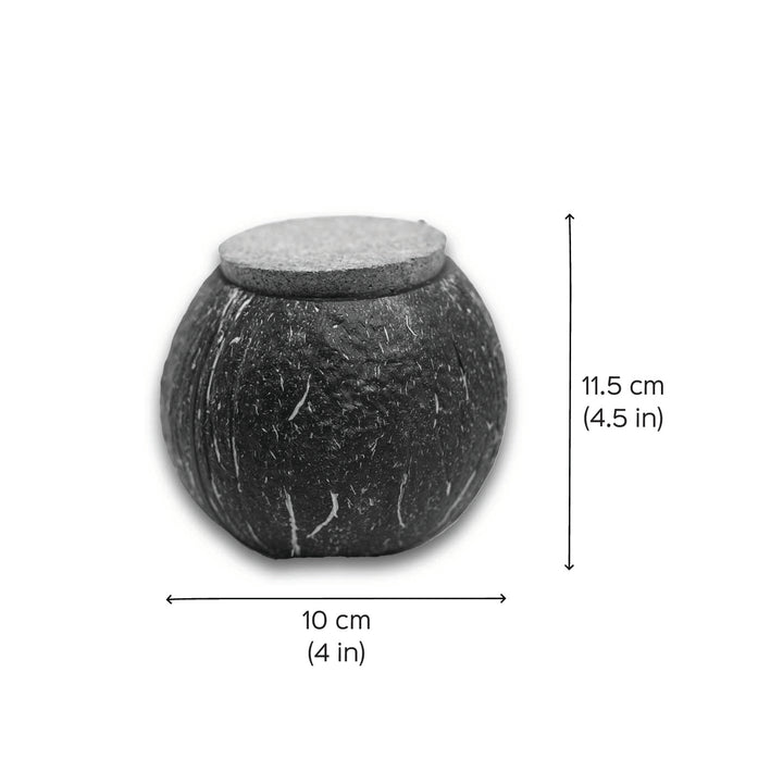 Eco-Friendly Handmade Tight Coconut Shell Storage Container