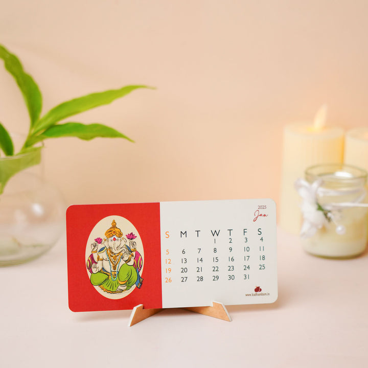 Printed Iraivan Iraivi 2025 Desk Calendar